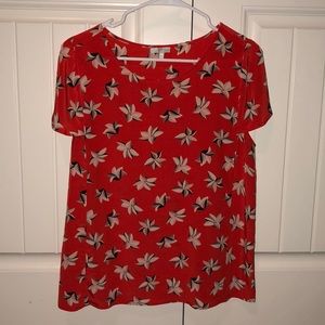 Joie printed silk blouse